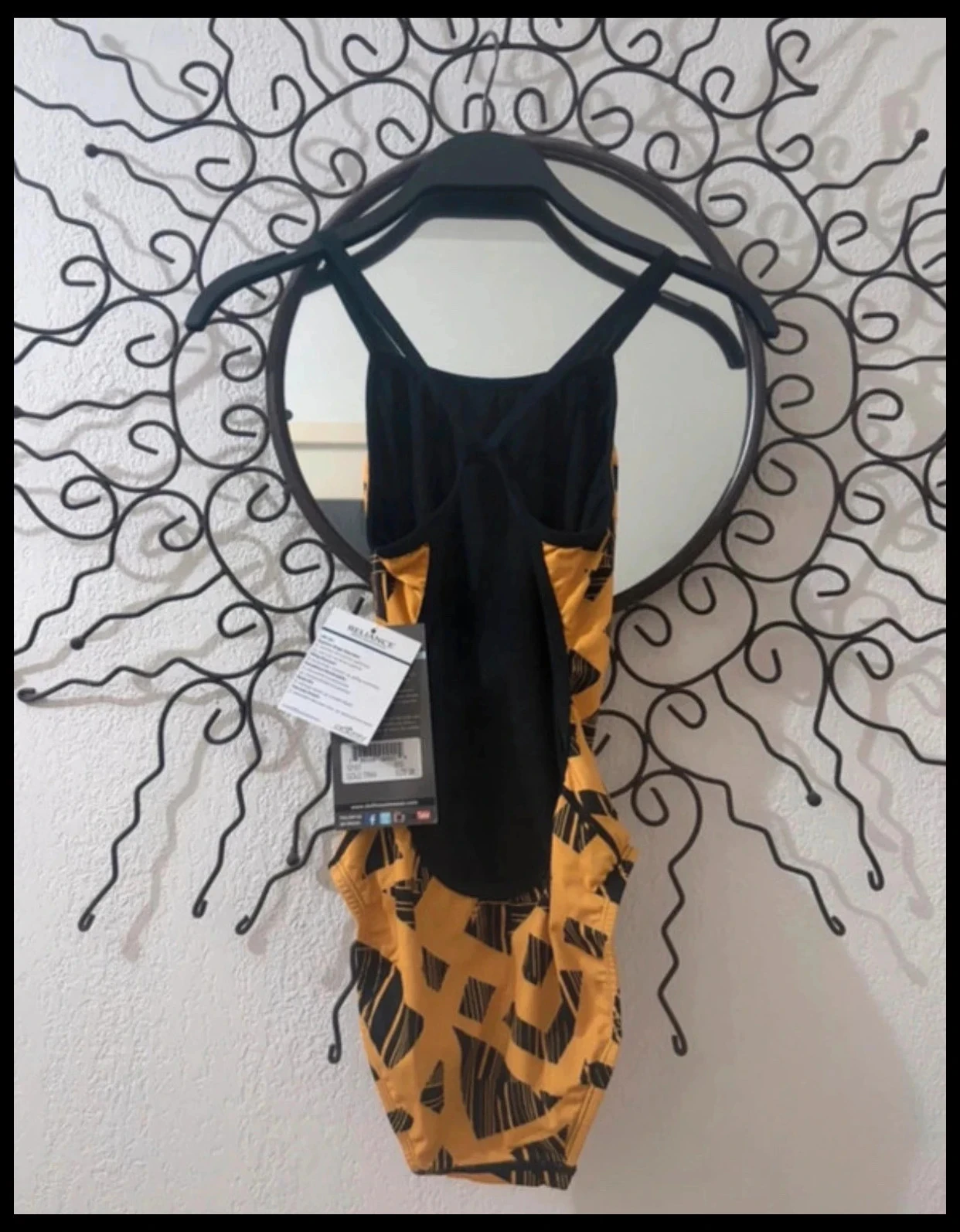 Dolfin Reliance 1-piece swimsuit – Black & Orange – Size 28 (XS) – photo 4